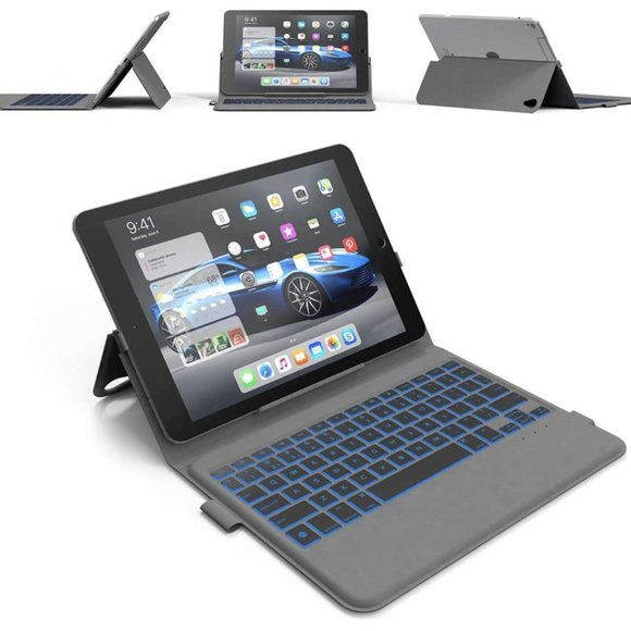 Apple iPad Pro 9.7-inch Keyboard Case 10 Backlit Color Keys 1st Generation 2016 - Picture 2 of 7